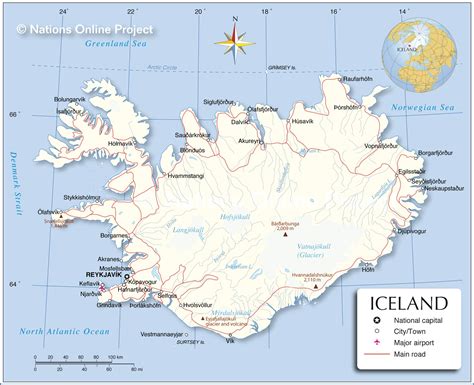 wheres iceland located|printable driving map of iceland.